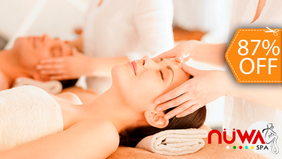 [Image: ¡Paga $19 en Lugar de $149 por 2 Masajes Relajantes + 2 Masajes Descontracturantes de Cuello + 2 Masaje Faciales con Técnica Gua Sha + 2 Saunas + 2 Jacuzzis + 2 Tes Relajantes!m]