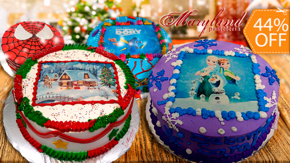 [Image: ¡Paga $25 en Lugar de $44.95 por Pastel Redondo de 40 Porciones con Relleno Premium + Decoración con Fotografía o Imagen Impresa en Papel de Arroz!m]