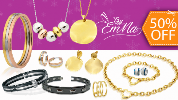 [Image: ¡Paga $15 en lugar de $30 en Joyería de Acero Inoxidable: Collares, Pulseras, Aritos, Dijes y Más!m]
