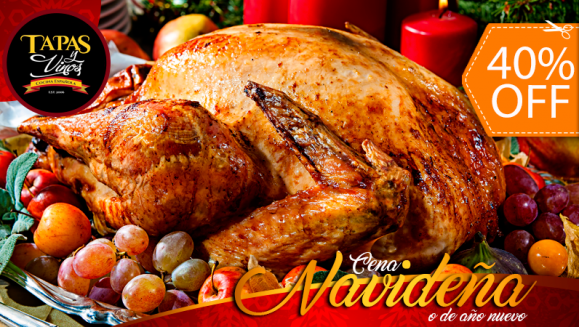 [Image: ¡Paga $90 en Lugar de $150 por Banquete Navideño a Elección entre: Pavo Horneado de 12-13 Lbs o Lomo Relleno de 7-8 Lbs (Ambos con 2 Botellas de Salsa Criolla o de Ciruela, Arroz y Ensalada Tradicional o Verde) o Paella Valenciana para 12 Personas!m]