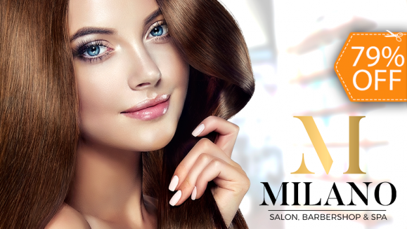 [Image: ¡Paga $20 en Lugar de $96 por Lavado Spa + Tratamiento de Vanilla Bean + Corte con Estilo + Depilación de Cejas + Parafina en Manos + Secado o Planchado!m]