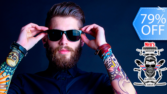 [Image: ¡Paga Q39 en lugar de Q190 por Corte de Cabello o Corte de Barba con Diseño + Mascarilla Facial Revitalizante + Lavado Spa + Masaje Capilar + Aplicación de Producto American Crew + 1 Bebida!m]