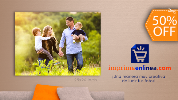 [Image: ¡Paga $8 en Lugar de $16 por Fotografía o Imagen Impresa en Lona Mate o Brillante Montada en Marco de Madera de 25 x 26 Pulgadas!m]