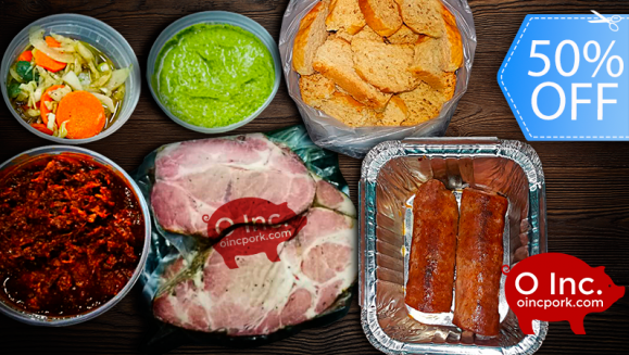 [Image: ¡Paga Q120 en vez de Q240 por Combo para Llevar de 1 Lb. de Cerdo Rostizado (Panceta, Costilla, Nuca, Lomo, Solomillo, Piernas, Cerdito Rostizado o Pulled Pork) + 8 Oz. de Chorizo + 1 Lb. de Estofado + 1 Lb. de Escabeche + 8 Oz. de Salsa y Más!m]