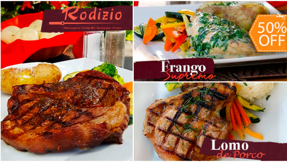 [Image: ¡Paga $17.50 en Lugar de $34.98 por Menú Brasileño para 2 que Incluye: 2 Platos de Picanha (Puyazo Importado), Frango Supremo (Pollo Relleno de Queso y Espinaca) o Lomo de Porco (Lomito de Cerdo) + 2 Entradas + 2 Bebidas!m]