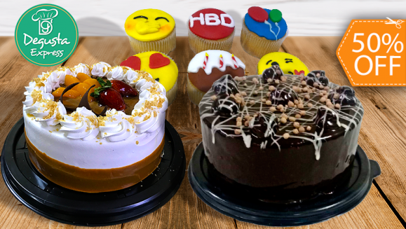 [Image: ¡Hasta La Puerta de Tu Casa u Oficina! ¡Paga $12 en Lugar de $24 por 1 Pastel de Chocolate o Caramelo para 15 Personas con Entrega a Domicilio + 6 Cupcakes Decorados con Fondant!m]