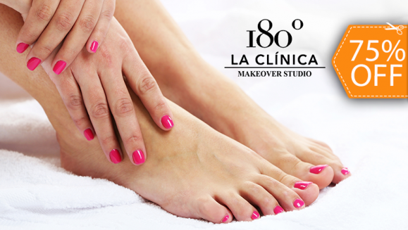 [Image: ¡Paga $10 en Lugar de $40 por Manicure + Pedicure + Esmaltado OPI + Lavado + Tratamiento Capilar Hidratante + Limpieza de Puntas + Planchado o Secado + Limpieza de Ceja!m]