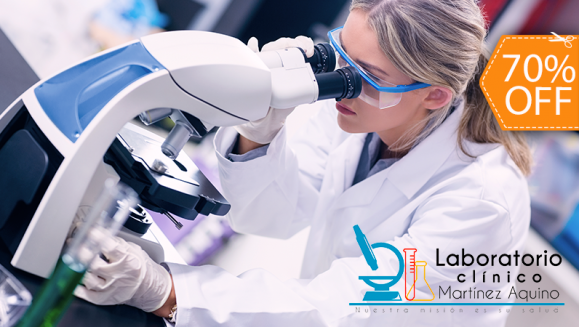 [Image: ¡Paga $18 en Lugar de $60 por Exámenes de Laboratorio a Elección entre 7 Perfiles: Digestivo, Tiroideo, Hepático, Metabólico, Diabético, Prostático o VIH y Embarazo!m]