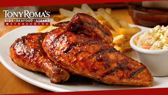 [Image: ¡Paga $27. 81 en Lugar de $55.61 por Banquete para 4 que Incluye: 1 Entrada de Onion Loaf + 2 Platos de Short Ribs + 1 Plato de Chicken Tenders + 1 Plato de BBQ Chicken + 4 Limonadas!m]