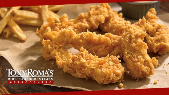[Image: ¡Paga $27. 81 en Lugar de $55.61 por Banquete para 4 que Incluye: 1 Entrada de Onion Loaf + 2 Platos de Short Ribs + 1 Plato de Chicken Tenders + 1 Plato de BBQ Chicken + 4 Limonadas!m]