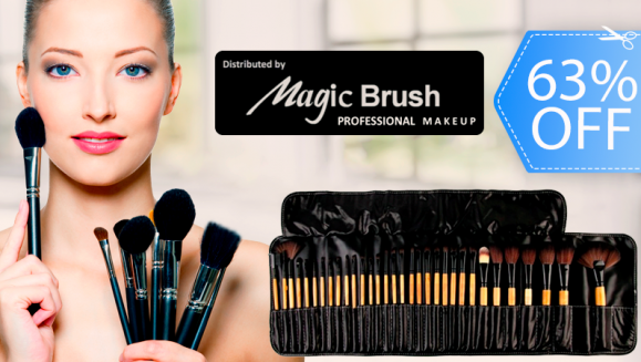 [Image: ¡Paga Q225 en lugar de Q600 por Kit de 32 Brochas para Maquillaje de Magic Brush!m]