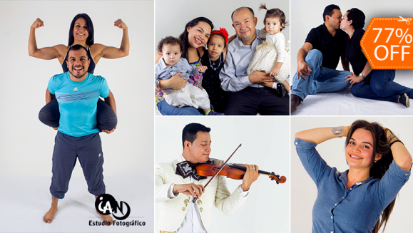 [Image: ¡Paga $23 en Lugar de $100 por Sesión Fotográfica Profesional en Estudio hasta para 5 Personas + DVD con las 25 Mejores Fotografías Editadas!m]