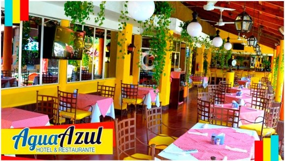 [Image: ¡Paga Q295 en vez de Q590 por Estadía para 2 Adultos y 2 Niños en Habitación Doble en Agua Azul Hotel y Restaurante en el Puerto de San José!m]