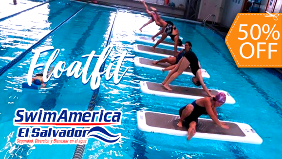 [Image: ¡Paga $30 en Lugar de $60 por 8 Clases de Float Fit: Entrenamiento Funcional sobre Flotador en el Agua!m]