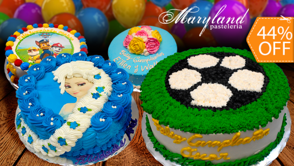 [Image: ¡Paga $25 en Lugar de $44.95 por Pastel Redondo de 40 Porciones con Relleno Premium + Decoración con Fotografía o Imagen Impresa en Papel de Arroz!m]