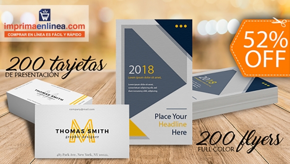 [Image: ¡Paga $14.50 en Lugar de $30 por Impresión de 200 Tarjetas de Presentación + 200 Flyers!m]