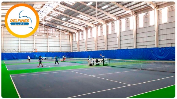 [Image: ¡Paga Q299 en lugar de Q800 por Day Pass para 2 con: Uso de Instalaciones Deportivas, Piscina Olímpica, Gimnasio, Canchas y Equipo Completo de Tenis y Squash + 2 Masajes Relajantes, Circuito de Spa + 2 Bebidas!m]