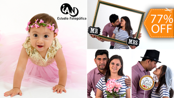 [Image: ¡Paga $23 en Lugar de $100 por Sesión Fotográfica Profesional en Estudio hasta para 5 Personas + DVD con las 25 Mejores Fotografías Editadas!m]
