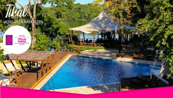 [Image: ¡Paga $61 en Lugar de $122 por Estadía para 2 Adultos y hasta 2 Niños en El Destino de Tu Elección: Villa Santa Catarina en Atitlán, Villa Caribe en Livingston, Villa Maya u Hotel Maya Internacional en Petén!m]