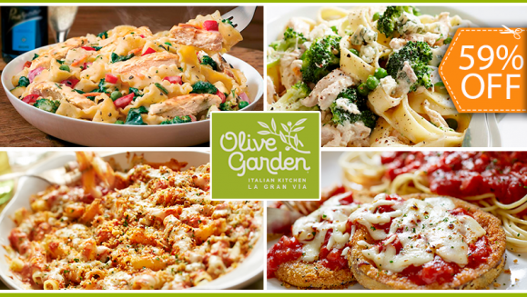[Image: ¡Paga $16.99 en Lugar de $41.94 en Menú para 2 que Incluye: 2 Platos Fuertes a Elección: Chicken Broccoli Fettucine, Five Cheese Ziti, Chicken Gardino o Eggplant Parmigiana + 2 Bebidas + 1 Orden de Breadsticks y Bowl de Ensalada!m]
