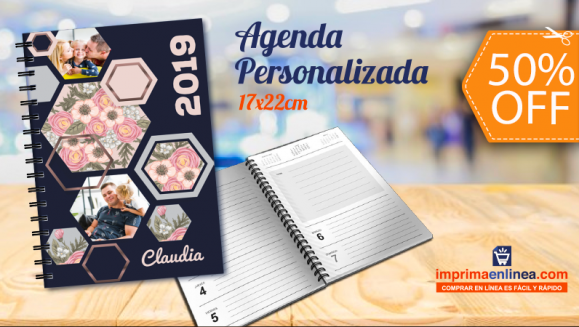 [Image: ¡Paga $6.50 en Lugar de $13 por Agenda 2019 Personalizada!m]