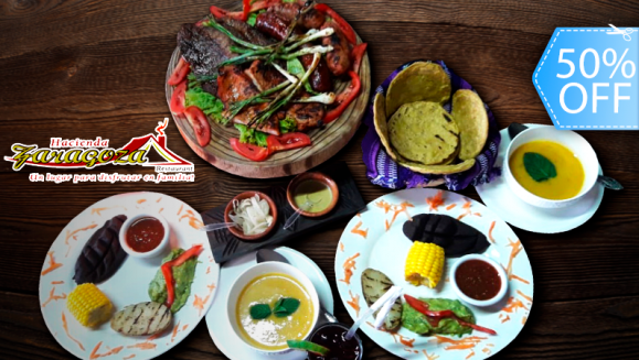 [Image: ¡Paga Q139 en lugar de Q280 por Parrillada Chapina para 2 que Incluye: 6 oz de Puyazo + 6 Oz de Adobado + 2 Chorizos Ahumados + 2 Longanizas + Frijoles Volteados, Papa Asada, Elote, Guacamol, Cebollines, Chirmol y Tortillas + 2 Bebidas!m]