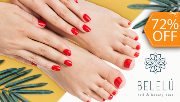 [Image: ¡Paga $12 en lugar de $43 por Manicure Express + Pedicure Express + Esmaltado Permanente OPI en Manos y Pies!m]