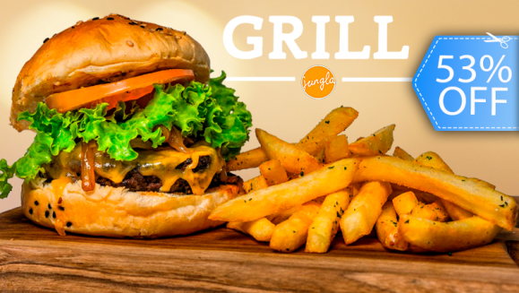 [Image: ¡Paga Q99 en lugar de Q210 por 2 Crunch Burgers de Puyazo + Papas Fritas o Chips de la Casa + 2 Bebidas a Elección!m]