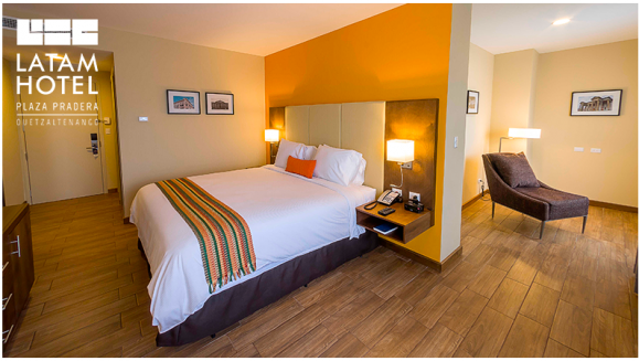[Image: ¡Paga Q599 en lugar Q1,227 por Estadía Familiar en LATAM: Habitación Doble Queen o Jr. Suite para 2 Adultos y hasta 2 Niños + 2 Desayunos Buffet + 2 Cócteles de Bienvenida + Acceso al Roof Top con Piscina Climatizada, Jacuzzi, Sauna Seco y Gimnasio!m]