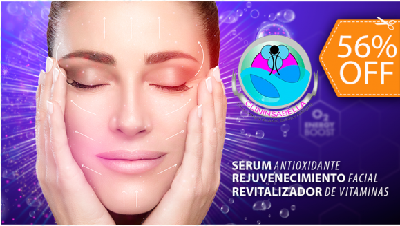 [Image: ¡Paga $99 en Lugar de $225 por Rejuvenecimiento Facial con Suero Antioxidante Ozonizado + Microdermoabrasión con Punta de Diamante + Mascarilla Facial Personalizada + Electroporación de Vitaminas!m]
