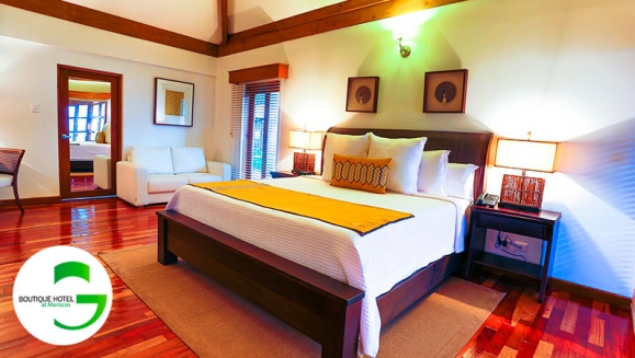[Image: ¡Paga $79 en Lugar de $160 por Paradisiaca Estadía de 1 Noche para 2 Adultos y 2 Niños en G Hotel Boutique a Orillas del Lago de Izabal en Guatemala!m]