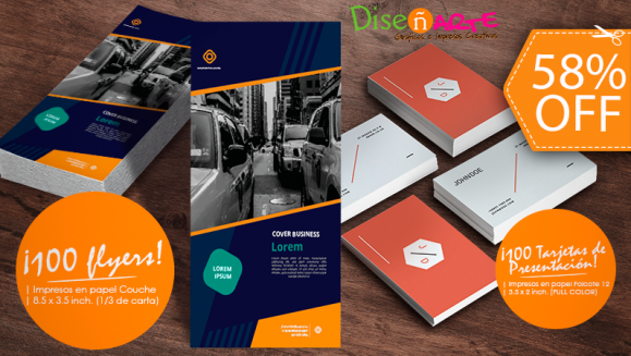 [Image: ¡Paga $8.50 en Lugar de $20 por Impresión de 100 Flyers + 100 Tarjetas de Presentación!m]