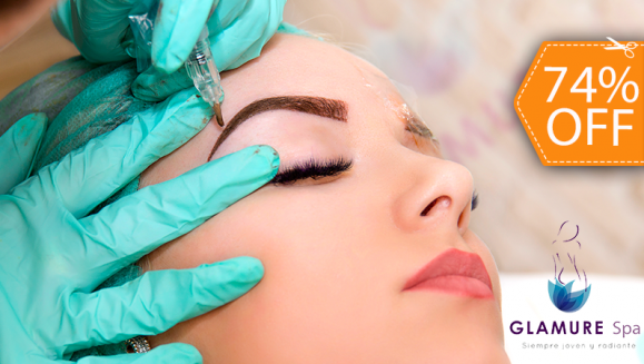 [Image: ¡Paga $99 en Lugar de $375 por Diseño Semi-Permanente de Cejas con Microblading + Rizado Permanente de Pestañas + Limpieza Facial con Exfoliación + Mascarilla de Colágeno + Masaje Facio-Craneal!m]