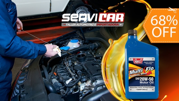 [Image: ¡Paga $21 en Lugar de $65 por Cambio de Aceite de Motor 10w30 o 20w50 + Cambio de Filtro de Aceite de Motor + Escaneo Computarizado + Revisión de Sensores, de Motor y de Aire Acondicionado!m]