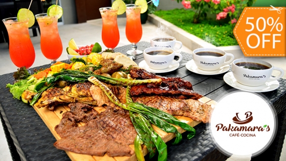 [Image: ¡Paga $30 en Lugar de $60 por Parrillada para 4 que Incluye: ½ Libra de Pollo + ½ Libra de Res + ½ Libra de Cerdo + ½ de Costillas de Cerdo + Papas Baby + Vegetales Salteados + Chirmol + 4 Tortillas + 4 Refrescos y 4 Cafés!m]