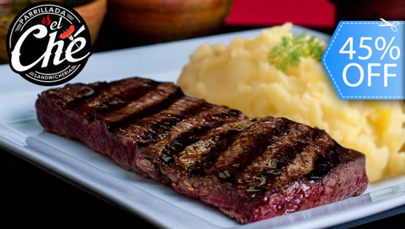[Image: ¡Paga Q113 en lugar de Q205 por Menú de Carne para 2 con: 8 Oz. de Lomito + 8 Oz. de Puyazo Angus + 2 Guarniciones a Elección entre Puré, Ensalada Mixta o Frijoles + 2 Bebidas Naturales!m]