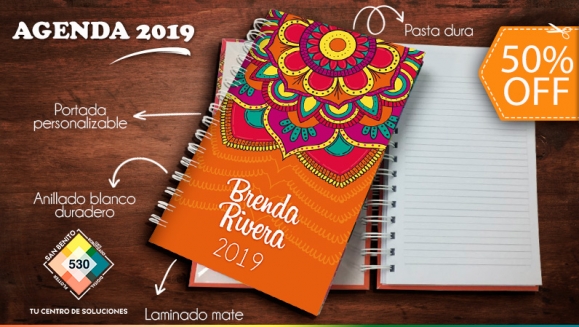 [Image: ¡Paga $6.50 en Lugar de $13.00 por Agenda 2019 Tipo Notebook!m]