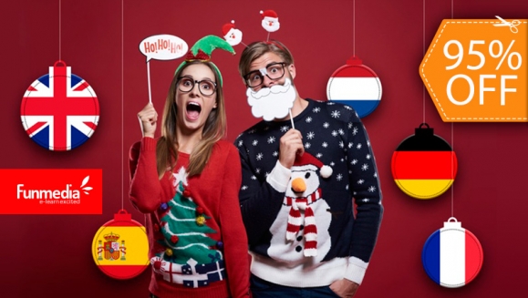 [Image: ¡Paga $22 en vez de $405 por 12 Meses de Curso Online de Idioma a Elección: Inglés, Alemán, Italiano o Francés + Certificación del Curso Aprobado (Garantizado por la Comisión Europea) + BONO NAVIDEÑO: 12 MESES GRATIS DE OTRO CURSO A ELECCIÓN!m]