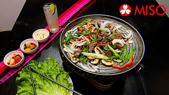 [Image: ¡Paga Q95 en lugar de Q195 por BBQ Coreano de Angus Steak (Lomito Premium) + Sopa del Chef + Porción de Arroz o Pan + Bebida Natural + Latte Coreano y Más!m]