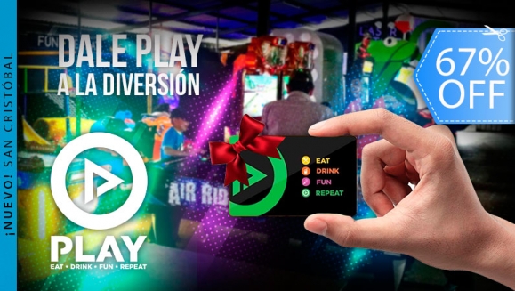 [Image: ¡Paga Q99 en lugar de Q300 por 3 Horas de Diversión ILIMITADA para 2 en Todas las Atracciones: Láser, Arcadas, Videojuegos, Saltarinas y Cama Elástica!m]