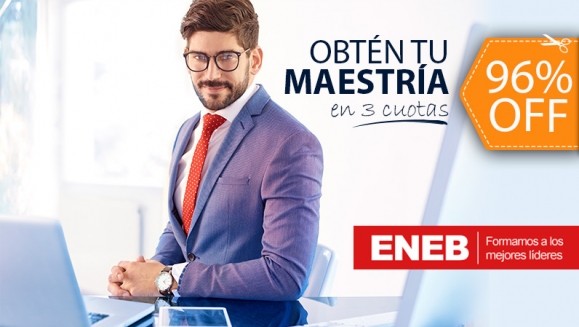 [Image: ¡Paga 3 Cuotas de $97 ($291 en Total) en Vez de $7,200 por Maestría en Línea a Elección entre Dirección Comercial y Marketing, Recursos Humanos, Comunicación Empresarial y Corporativa, Comercio Internacional, Marketing Digital, Big Data y Otras!m]