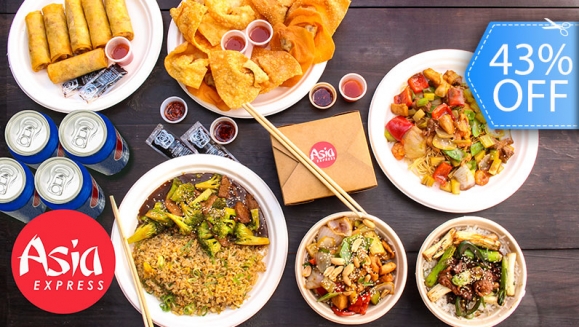 [Image: ¡Paga Q199 en lugar de Q350 por Banquete Oriental para 4 con: Lomito con Brócoli + Pollo Kum Pao + Lomito Mogolian + Chow Mein Mixto + 6 Tacos Chinos + 12 Wantanes de Lomito o Camarón + 4 Bebidas!m]