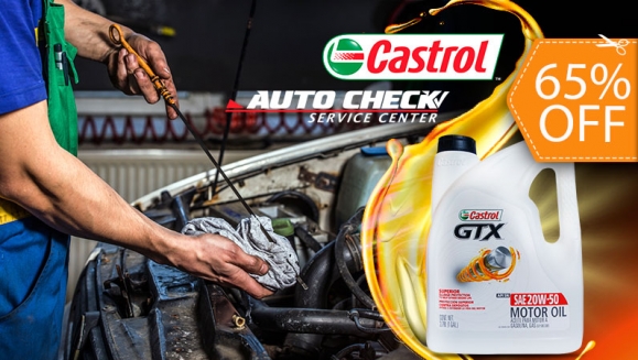 [Image: ¡Paga $53 en Lugar de $150 por Ajuste Mayor de Automóvil: Cambio de 4/4 de Aceite Castrol 20W50 o 10W30 + Filtro de Aceite + Cambio de 4 Bujías + Limpieza de Filtro de Cabina + Limpieza de Filtro de Aire y Blower + Revisión de 25 Puntos!m]