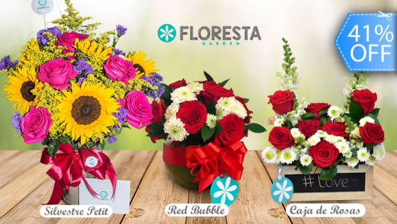 [Image: ¡Paga Q175 en lugar de Q295 por Hermoso Arreglo Floral a Elección entre: Red Bubble (Rosas Rojas y Claveles Blancos) Silvestre Petit (Rosas y Girasoles) o Caja de Rosas (Rosas y Lirios)!m]
