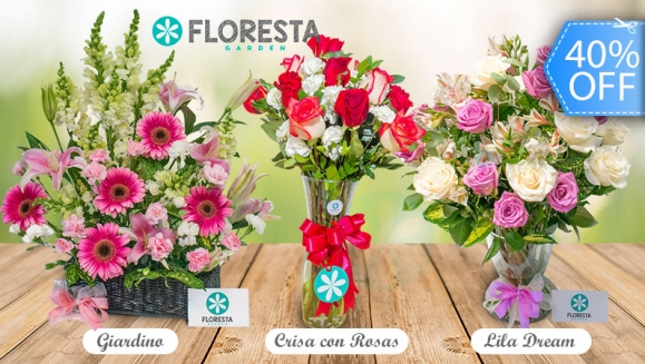[Image: ¡Paga Q299 en lugar de Q495 por Arreglo Floral Premium a Elección entre: Lila Dream (Rosas Blancas y Lilas), Crisa (Rosas y Claveles) o Giardino (Gerberas Rosadas, Lirios y Dragones) con Entrega a Domicilio y Más!m]