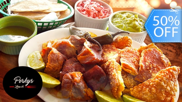 [Image: ¡Paga Q89 en vez de Q178 por Combo para 3 que Incluye: ½ Libra de Carnitas + ½ de Chicharrón + Guacamole, Rábano, Tortillas, Limón y Picante + 3 Sodas!m]