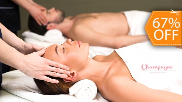 [Image: ¡Paga $20 en Lugar de $60 por Relajación en Pareja que Incluye: 2 Masajes Relajantes + 2 Exfoliaciones + 2 Copas de Vino!m]