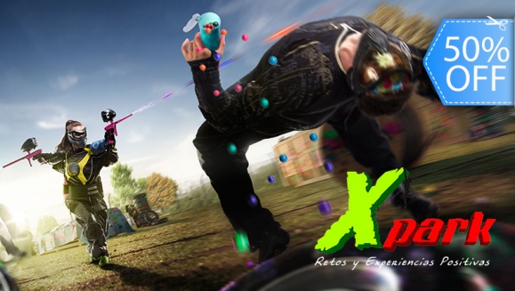 [Image: ¡Paga Q138 en vez de Q275 por Día de Diversión Extrema con Paintball para 2 que Incluye: Entradas al Parque + 200 Paintballs + Equipo de Seguridad: Máscara, Chaleco y Marcadora +Tanque de CO2 + Uso del Campo + 2 Combos de Pizza y Bebida!m]