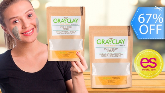[Image: ¡Paga Q99 en lugar Q300 por Limpieza Facial con Mascarilla Detox Gray Clay: Limpia, Aclara, Purifica, Exfolia y Rejuvenece la Piel + Bolsa de Gray Clay para Uso en Casa!m]