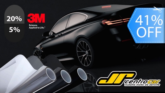 Image of Polarizado Automotriz Completo Marca 3M con 10 Años de Garantía y Más.